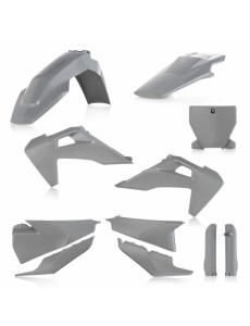 KIT PLÁSTICOS COMPLETO ACERBIS HUSQVARNA TC / FC 2019 - 2021 -  CINZA